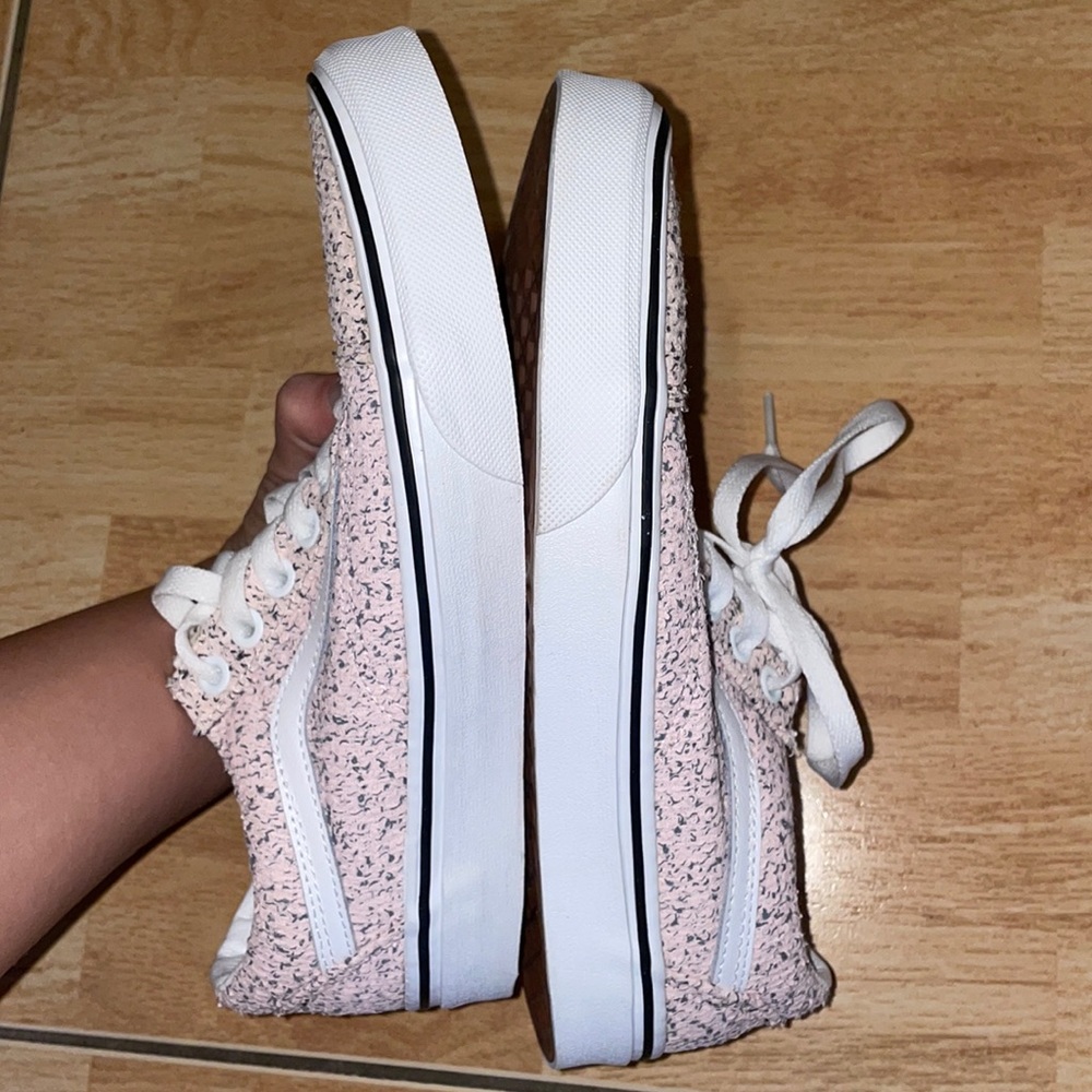 Pink Textured Vans - Picture 7 of 7